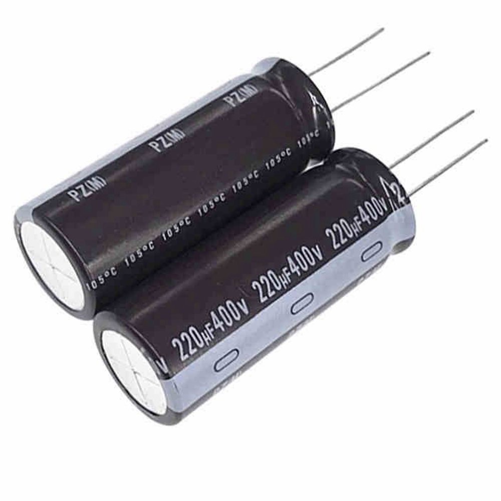 Condensatore Elettrolitico CX 220uF 400V 18x45mm – Radiale, ±20%, 105°C - Foto 6