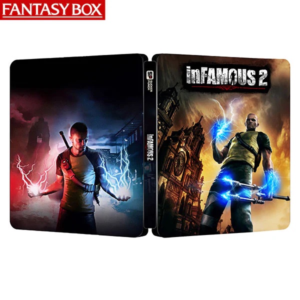 InFamous 2 復古美國版 Steelcase FantasyBox(包括定制、鋼殼、遊戲 CD) | 蝦皮購物