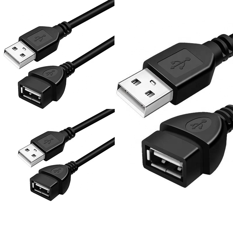 3 件裝 USB 延長線,短 USB 2.0 A 型公對母延長線適配器,兼容打印機、鍵盤、鼠標、閃存驅動器、硬盤驅動器、 | 蝦皮購物