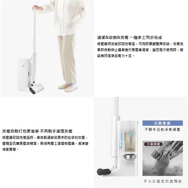 懶人與過敏族的夢幻逸品:Panasonic MC-KC1W 「One Box」自動集塵吸塵器深度推薦