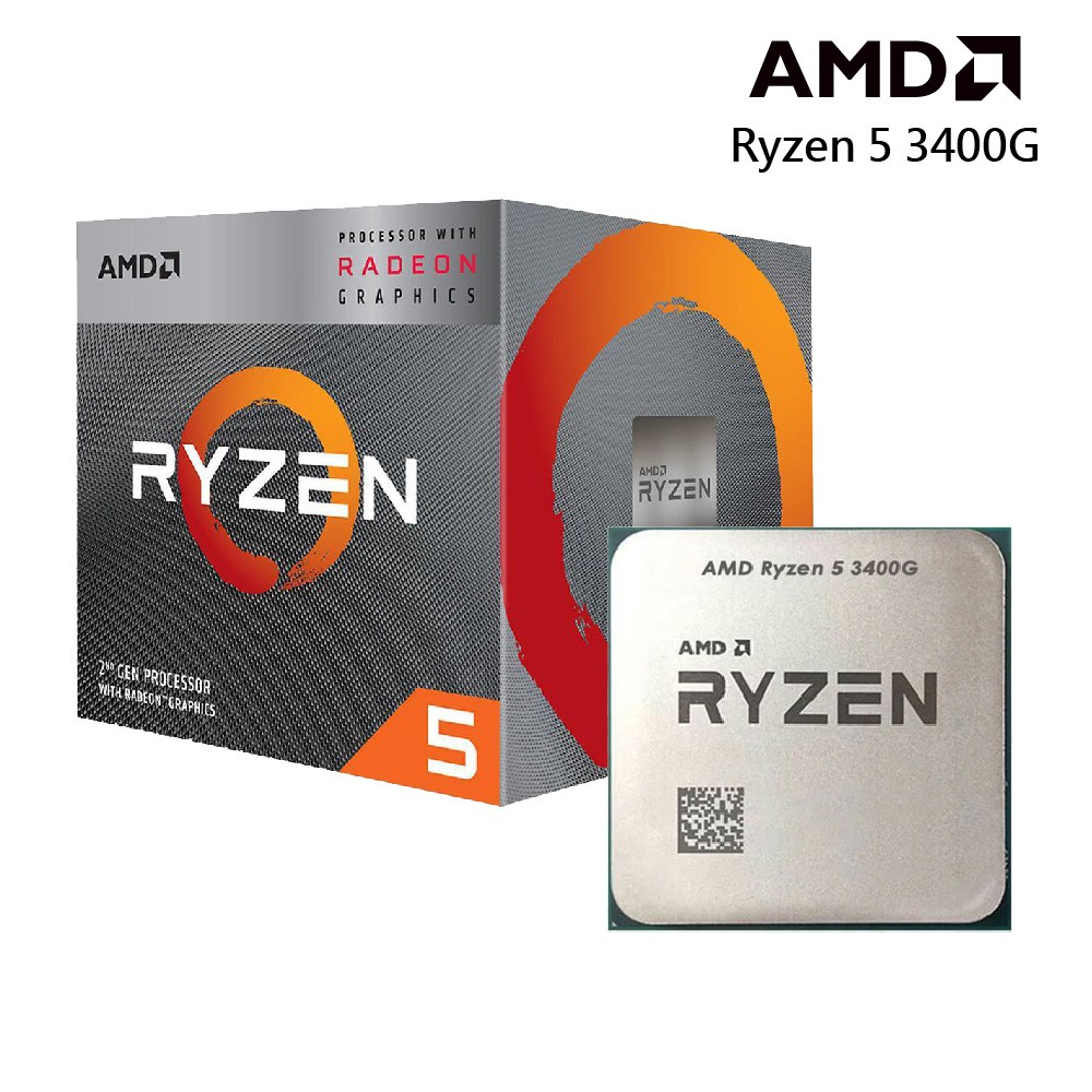 AMD Ryzen 5-3400G 四核心 中央處理器 現貨 廠商直送 | 蝦皮購物