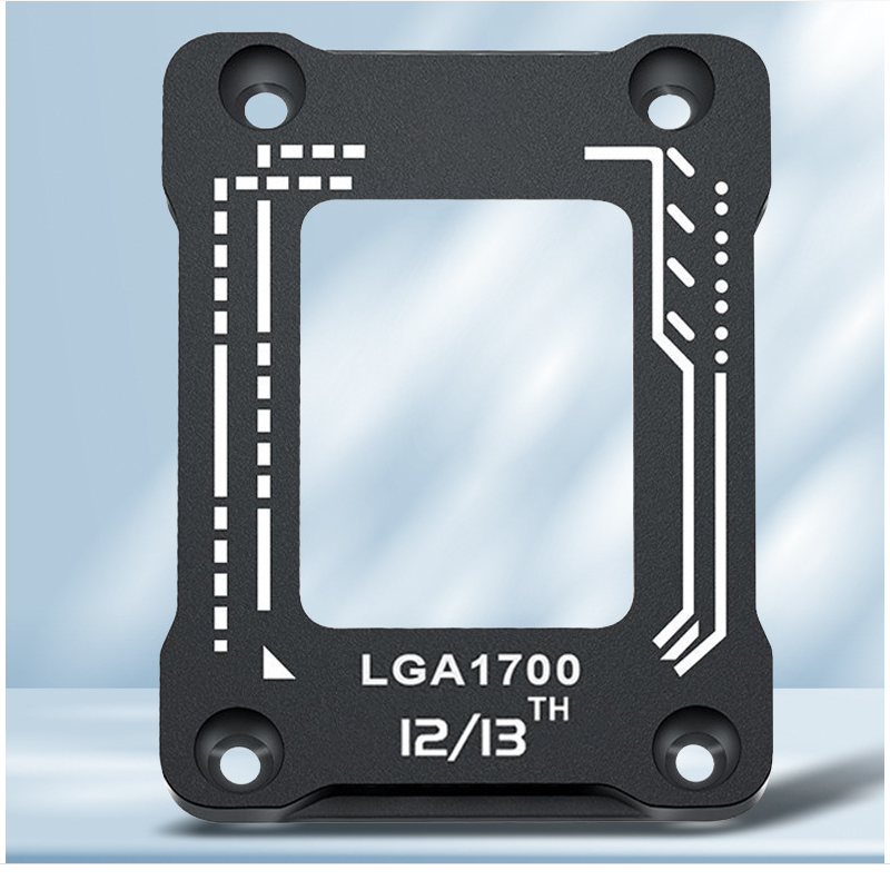 Cpu彎曲校正固定扣背板支架適用於lga1700 LGA1800 Intel12th 13th Gen-鋁合金框架 | 蝦皮購物