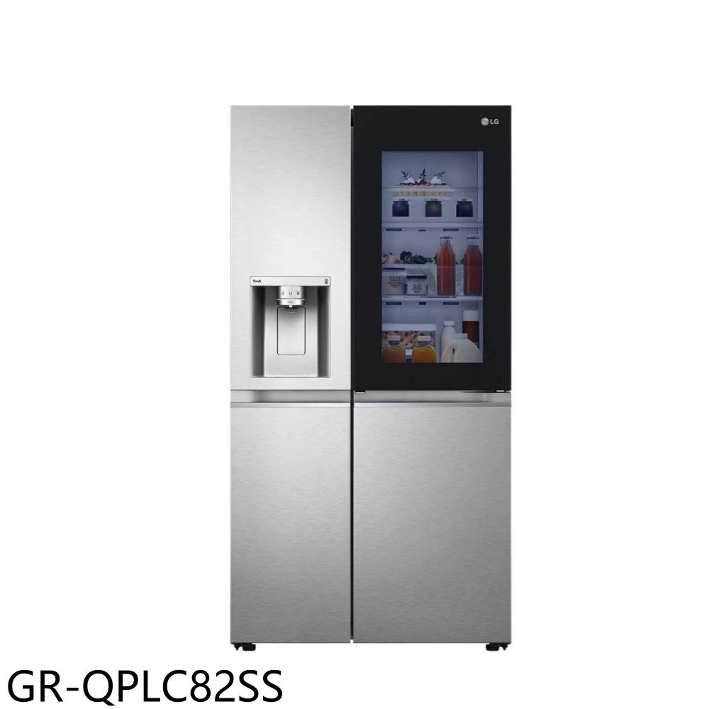 【頂級奢華廚房中心】LG 734L InstaView™ 敲敲看門中門冰箱 (GR-QPLC82SS):冰霸之王與智慧保鮮的終極結合
