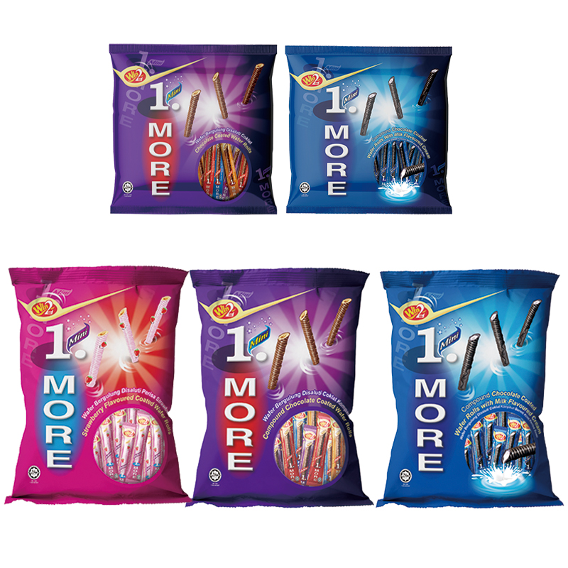 【蝦皮直營】Win2 迷你威化捲可可風味/可可牛奶/草莓口味袋裝系列 家庭號 零食 餅乾