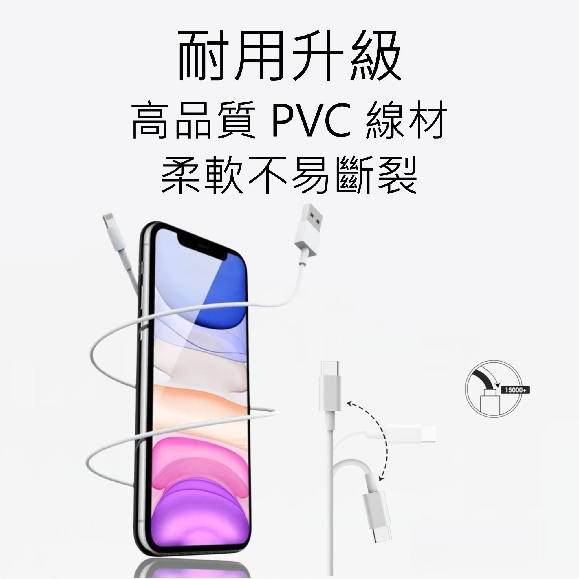 蘋果手機充電傳輸線推薦：USB A／Type C to iPhone 1米與2米怎麼選更實用 (7/10)