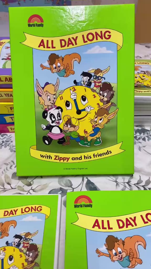 【全新未使用】DWE Zippy and His Friends 全套六主題 完整活動盒+DVD | 幼兒美語啟蒙 | 蝦皮購物