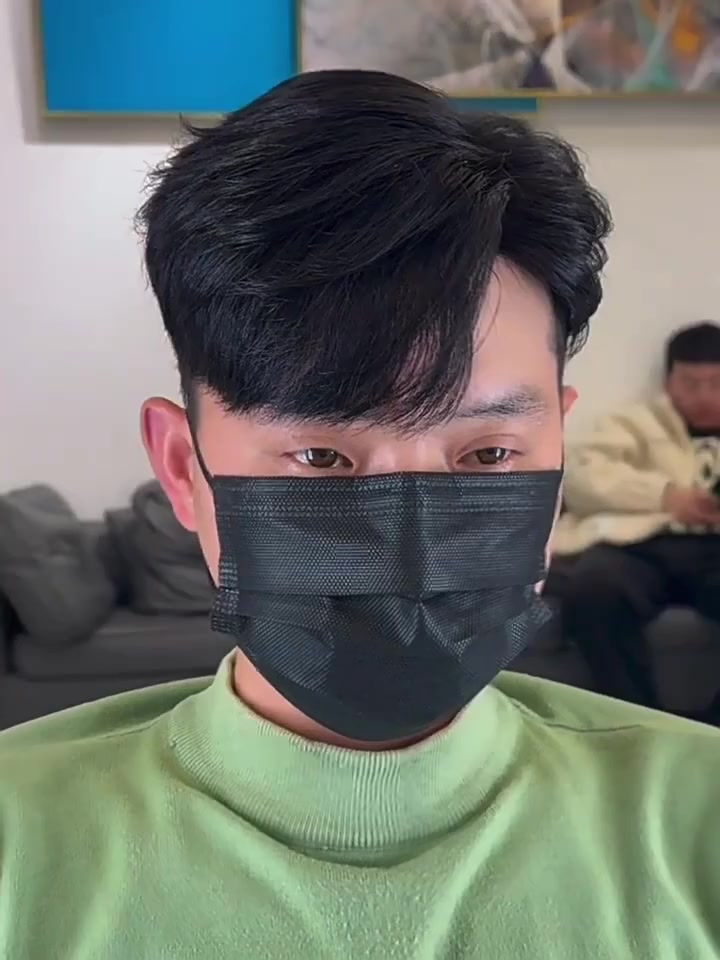 ✈️台灣現貨 全真髮 精修剪 時尚男生頭頂補塊 紋理燙三七側背 遮白髮 遮稀疏 頭頂補髮片 隱形無痕自然蓬鬆透氣 假髮