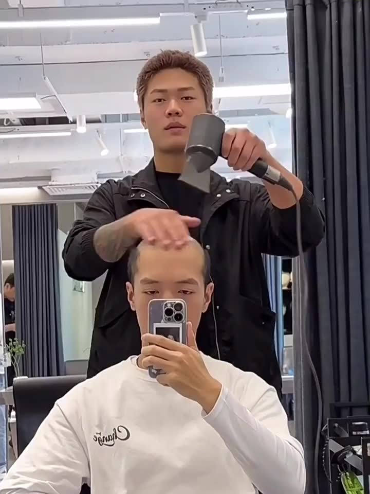 隔日達免運  全真髮 男士帥氣三七短碎蓋補髮塊 蓬鬆紋理燙陽光髮型 遮髮際線 遮頭頂 透氣無痕全手織 自然假髮燙髮假髮