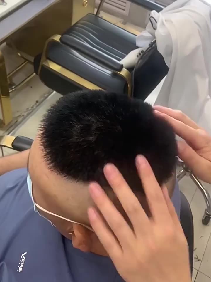 台灣現貨 全真髮 全生物頭頂補髮片 工藝新升級無痕隱形 舒適蓬鬆 全手織透氣隱形禿頂男假髮補髮塊 這禿遮白 假髮男