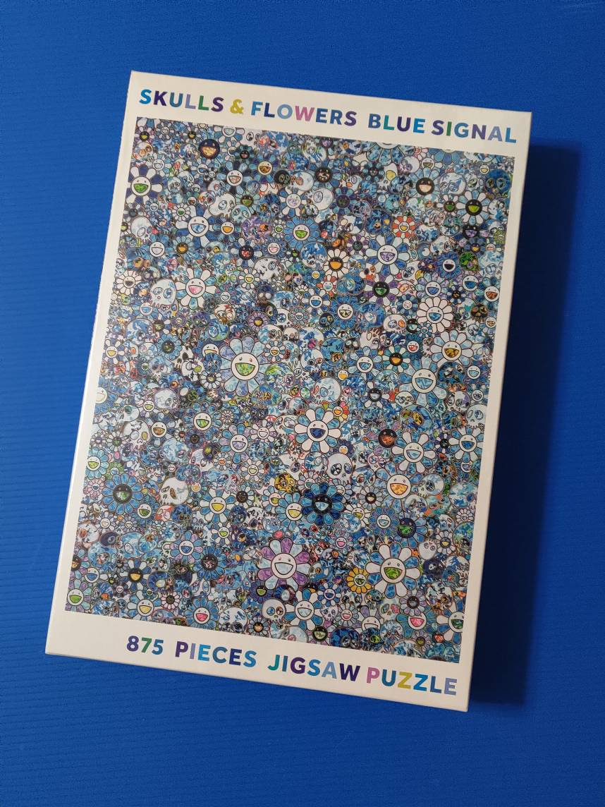 SKULLS u0026 FLOWERS BLUE SIGNAL 村上隆-