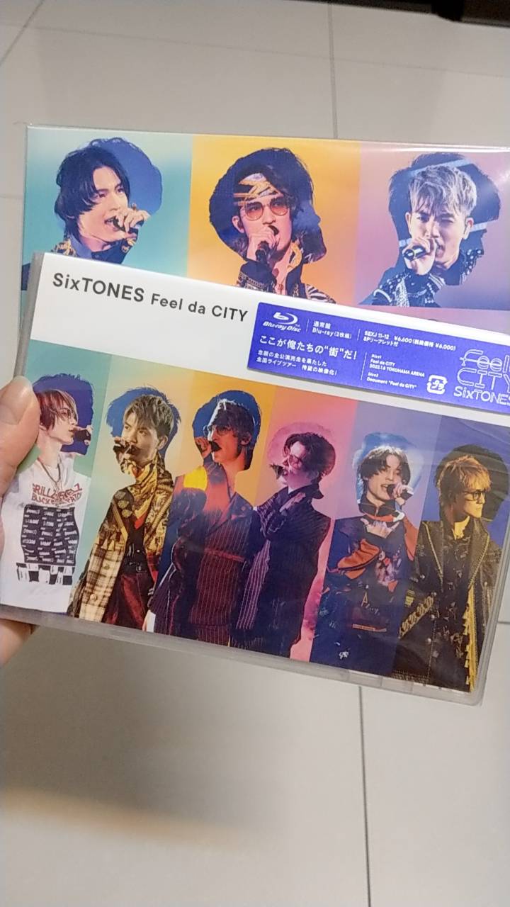 微音樂💃 代購日版SixTONES - Feel da CITY 演唱會影像藍光DVD 日本 