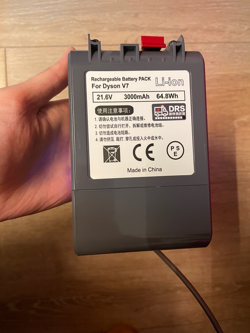 1年保固Dyson戴森V7 SV11 HH11鋰電池2100mah/3000mah續航30/40分鐘