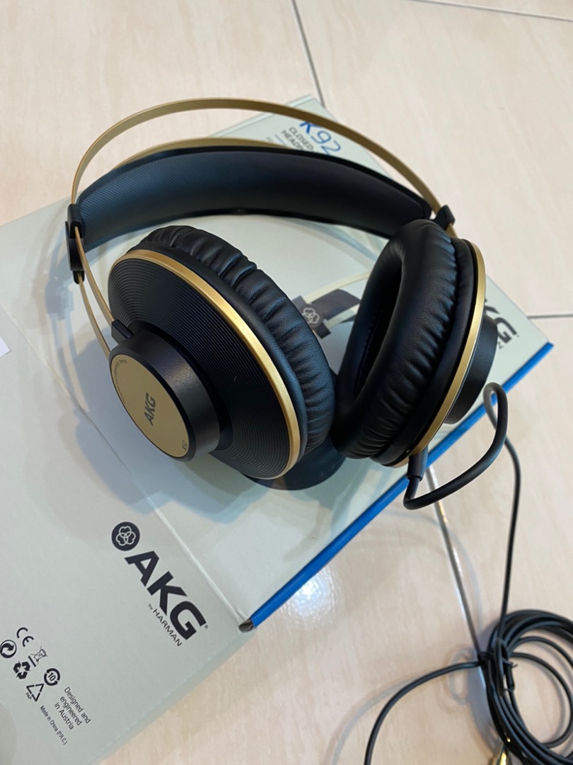 奧地利AKG K92密閉式專業監聽耳機【音響世界】 | 蝦皮購物