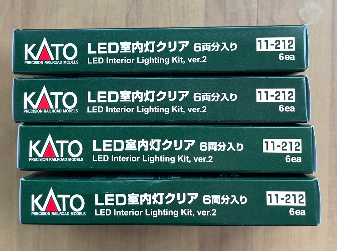 💡KATO 11-212 LED室內燈(白燈)(6車輛用) N規1/150鐵道車輛照明零件