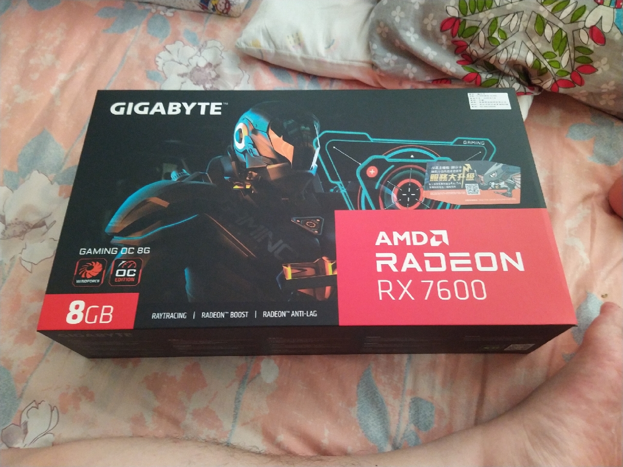 GIGABYTE AMD Radeon RX 7600 GAMING OC 8G 美品-