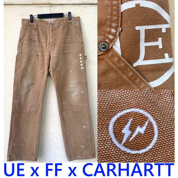 BLACK極新uniform experiment x FRAGMENT x CARHARTT五星圓閃電WIP破壞