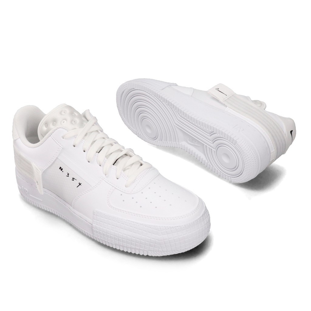 Nike Air Force 1 Type 'N354' 全白 解構式 休閒鞋 男鞋 CQ2344-101 | 蝦皮購物