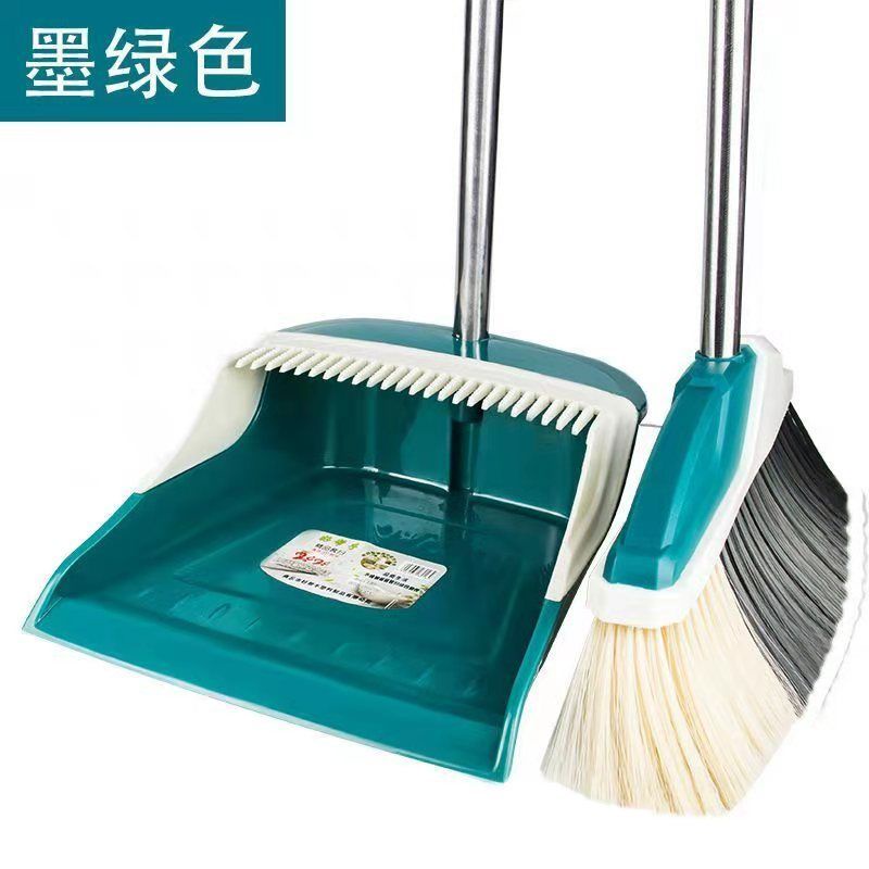 💖新品 掃把簸箕套裝組合家用掃帚刮水器不粘頭發撮箕掃地神器笤帚垃圾鏟 | 蝦皮購物
