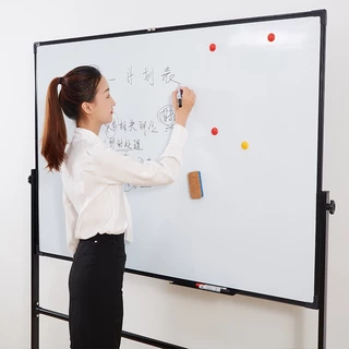 黑板 白板 移動白板 會議白板 辦公開會寫字板 老師看板 白板寫字板 支架式家用辦公移動磁性小黑板會議培訓學生雙面大白板