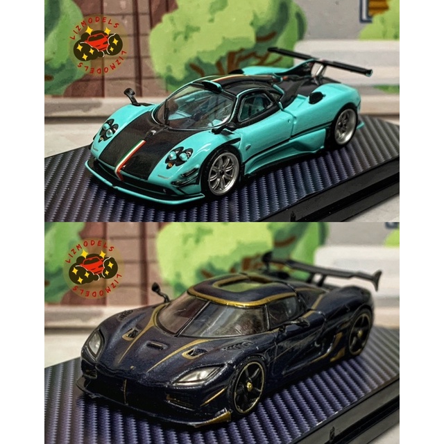🔅里氏模型車稀有絕版TARMAC 1/64 柯尼賽克風神帕加尼Koenigsegg