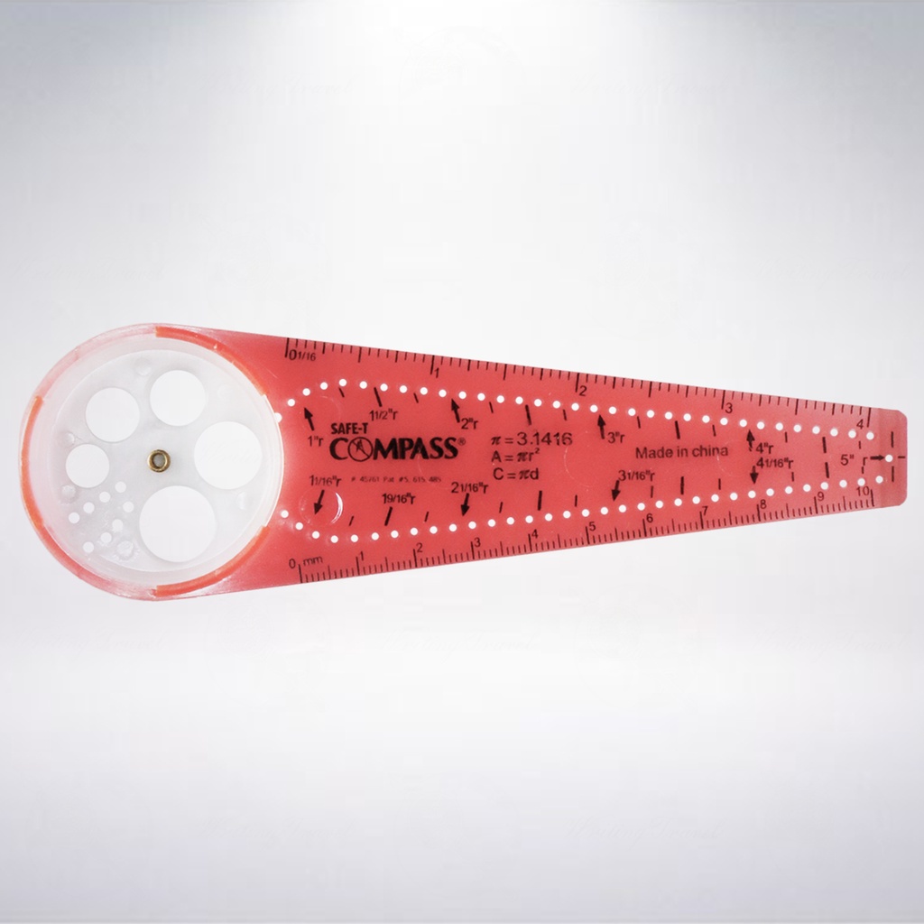 SAFE-T Compass W/out header; w/Label; Approx.: 1 x 2 in.:Education