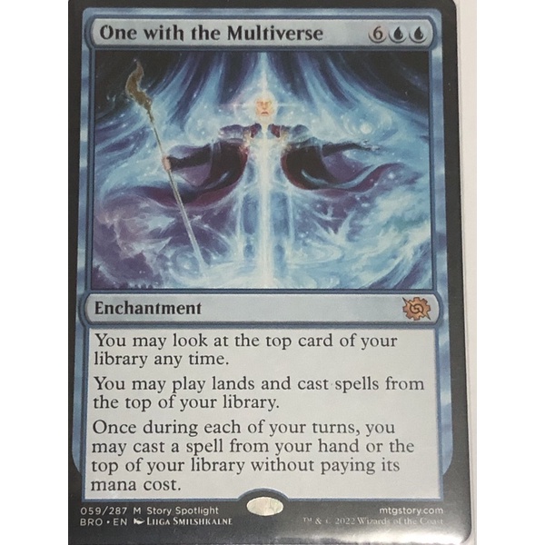 小品卡舖-MTG-兄弟之戰- one with the multiverse | 蝦皮購物