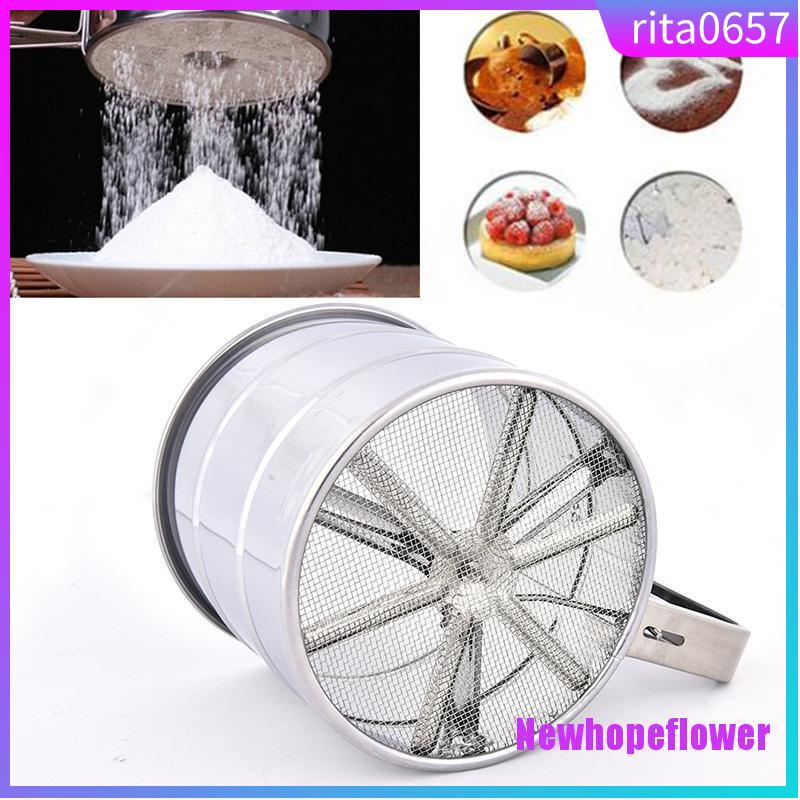 Stainless Steel Flour Sifter Fine Mesh Sieve Sifter For For | 蝦皮購物