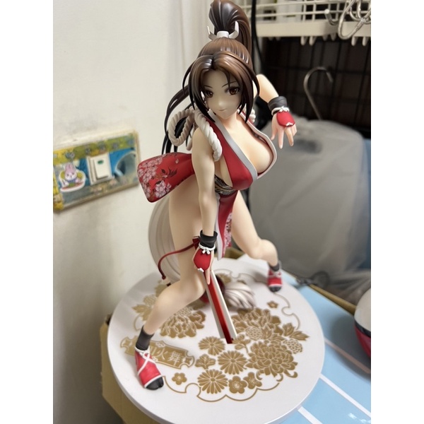 二手商品AMAKUNI HJ限定格鬥天王KOF 拳皇XIV 不知火舞1/6 PVC