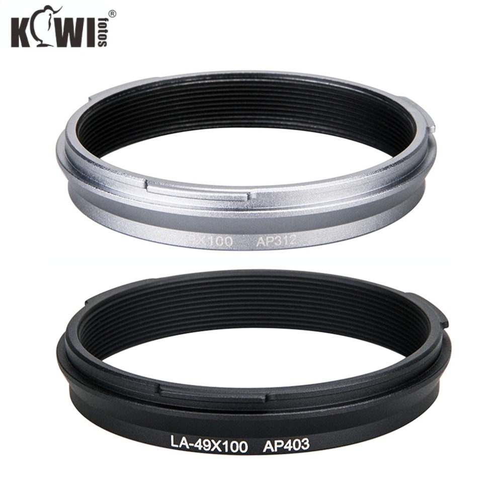 KIWI fotos 49mm濾鏡轉接環富士X100V X100T X100F X100S X100 X70 相機