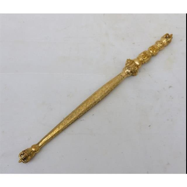 ネパール法器 一字金剛杵 銅製品  鎮宅辟邪 開運風水 招財 置物 ネパール法器 一字金剛杵 銅製品 鎮宅辟邪 開運風水 招財 置物