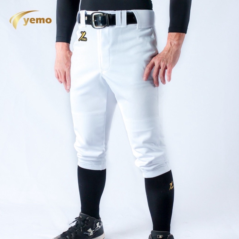 【野球魂】YEMO 7分棒球褲_雙膝補強 | 蝦皮購物