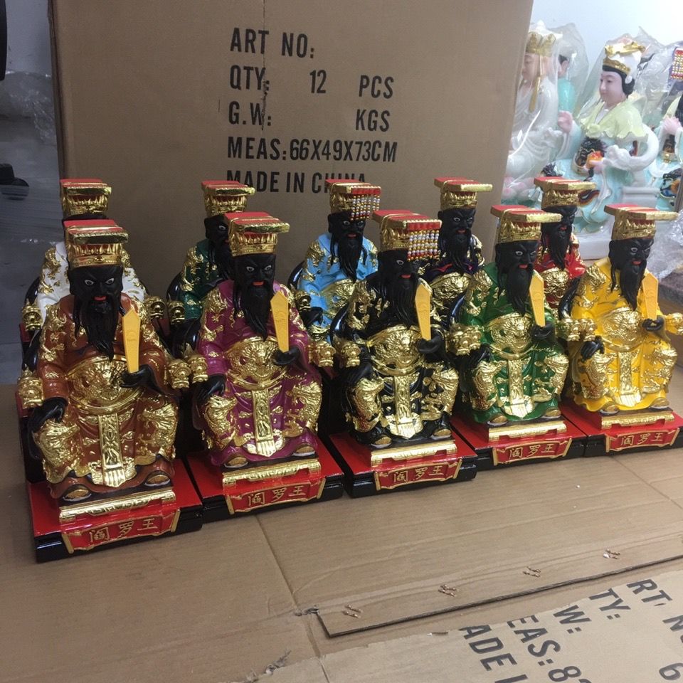 閻王爺神像 十殿閻王像 閻羅王地府閻羅天子樹脂佛像居家供奉擺件 綠水青山進圍誠 | 蝦皮購物