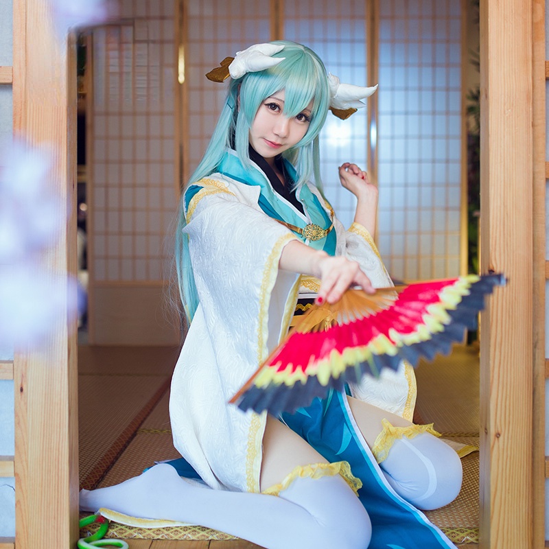 可加急出貨台灣出貨Fate/Grand Order 清姬cos假髮一破二破cosplay | 蝦皮購物