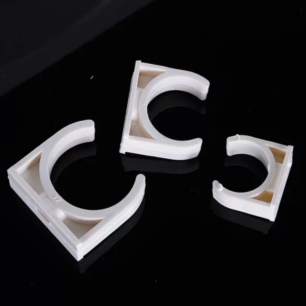 現貨 座釘卡扣線管卡子迫碼水管線管配件塑膠pvc卡扣U型卡扣騎馬卡線扣 | 蝦皮購物