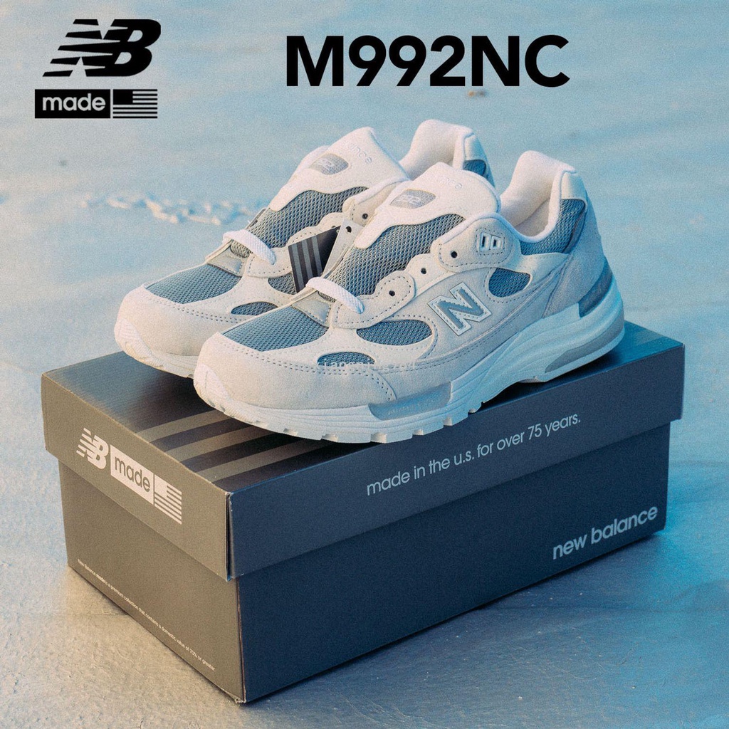 New Balance M992NC NB 992 992NC 白雲朵白運動慢跑鞋| 蝦皮購物