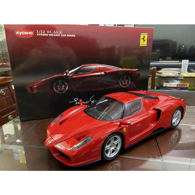 🔥全新收藏品🔥京商kyosho Ferrari 1:12 Enzo恩佐 ‼️無疹 無損 無傷‼️