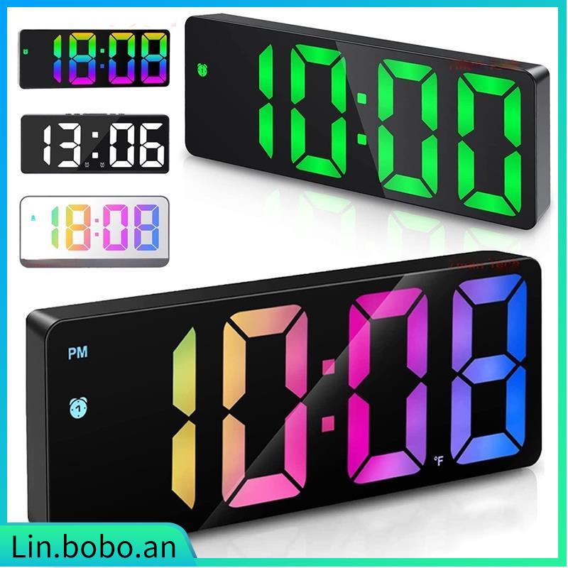 LED Digital Alarm Clock Electronic Clock Table Desktop Alarm | 蝦皮購物