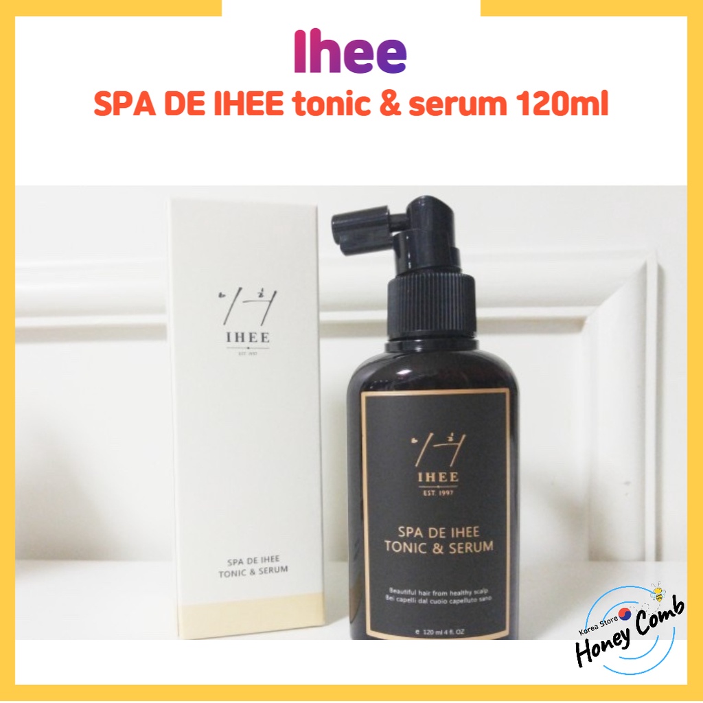 [Ihee] Spa de Ihee Tonic & Serum 120ml /人參生物素薄荷抗脫髮補品精華/韓國/鎮靜 | 蝦皮購物