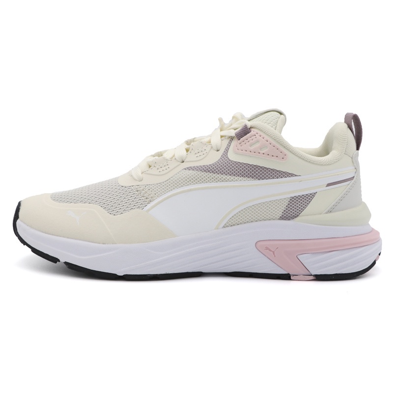 Puma 米/粉紫 皮革 拼接 復古 舒適 彈性 支撐 休閒鞋 女款 NO.J1185【新竹皇家38305207】 | 蝦皮購物