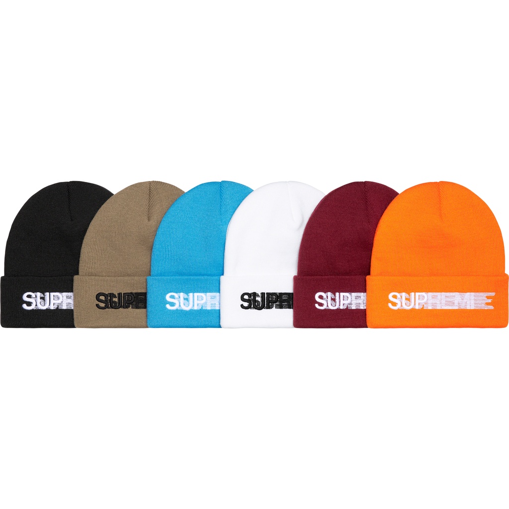 Supreme 2023 S/S 春夏Motion Logo Beanie 幻影毛帽| 蝦皮購物