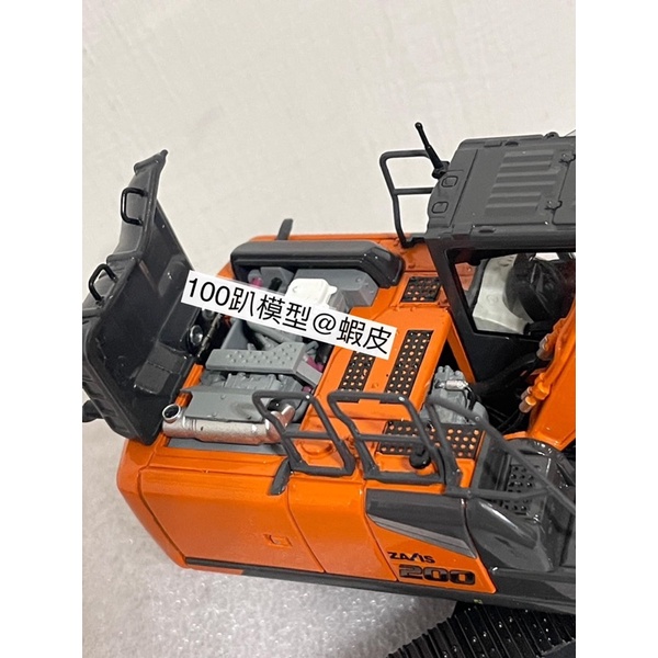 100趴模型店》挖土機模型橘色特殊版日立zx200-7 怪手1/50 | 蝦皮購物