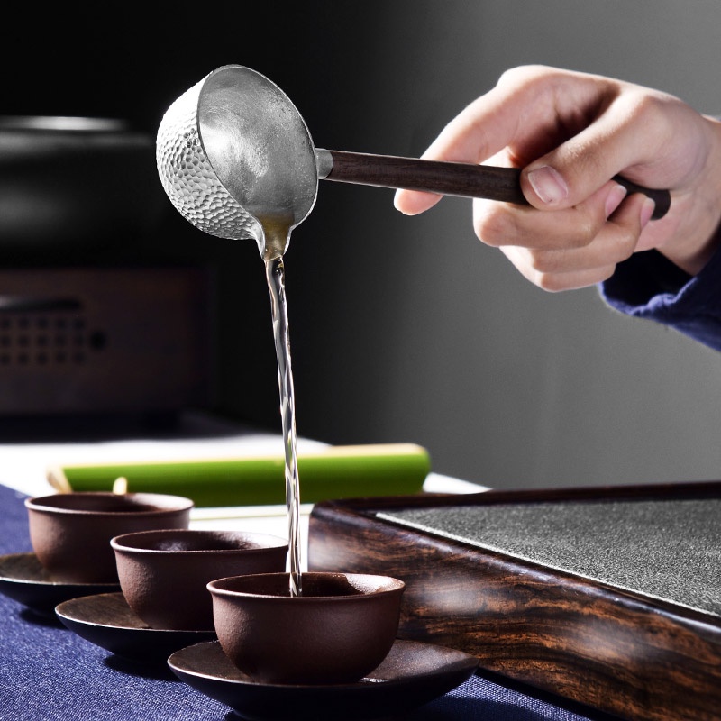 尚言坊 錫制 舀茶勺 分茶器 功夫茶具 零件 煮茶器 配件 實木 茶勺 家用 功夫茶具 實木 | 蝦皮購物