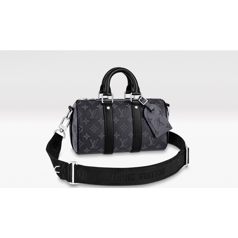 Black discount lv keepall