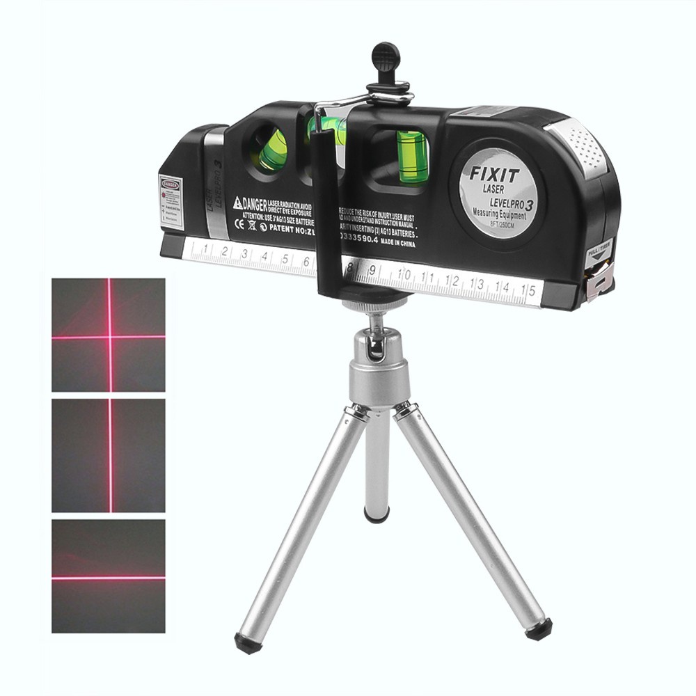 4 in 1 Infrared Laser Level With Tripod Horizontal Vertical | 蝦皮購物