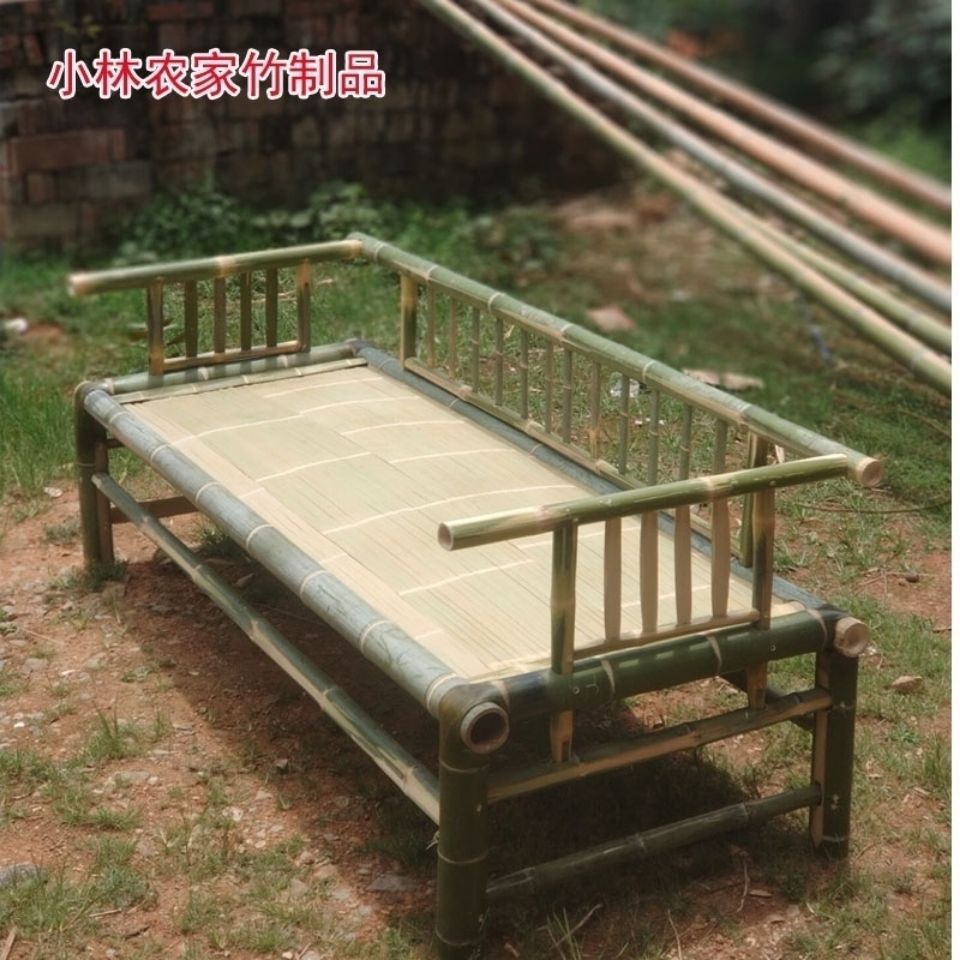 竹床手工竹編 老式傳統涼床 戶外簡易竹塌 家用休閑單人雙人午睡 | 蝦皮購物