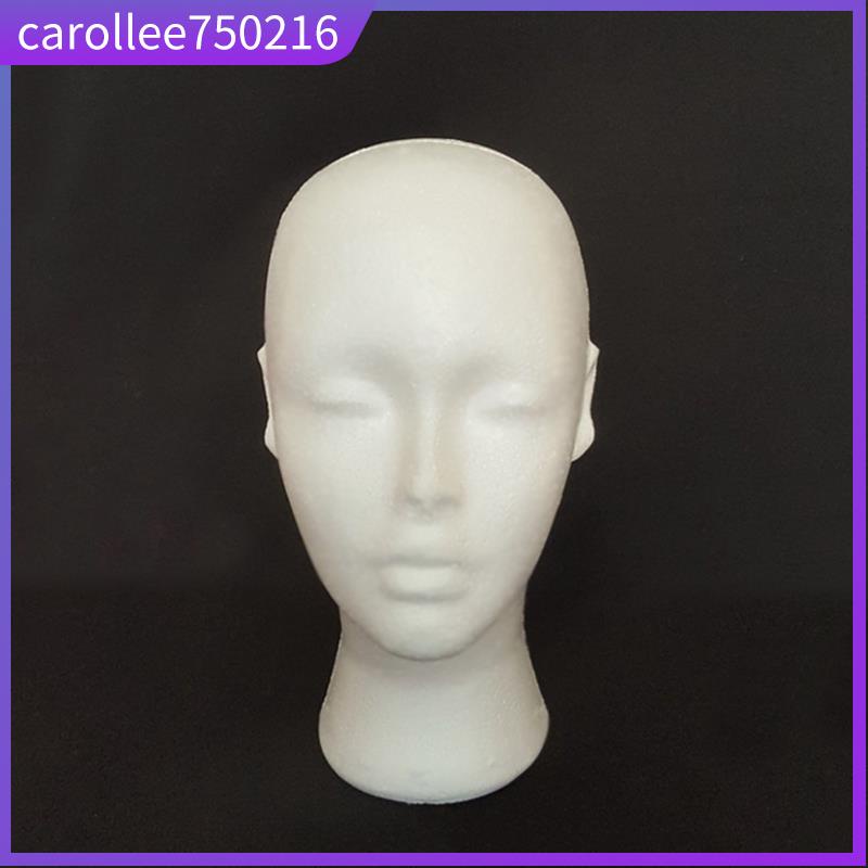 Female Foam Mannequin Head - Hat & Wig Display Stand For Shop Or Home Use