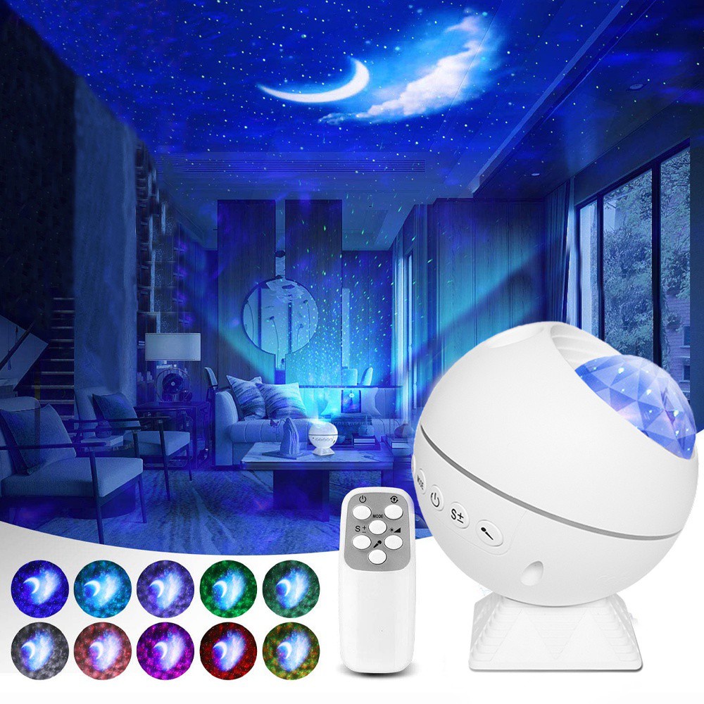 Rotating USB LED Galaxy Projector Starry sky Night Lamp Proj | 蝦皮購物