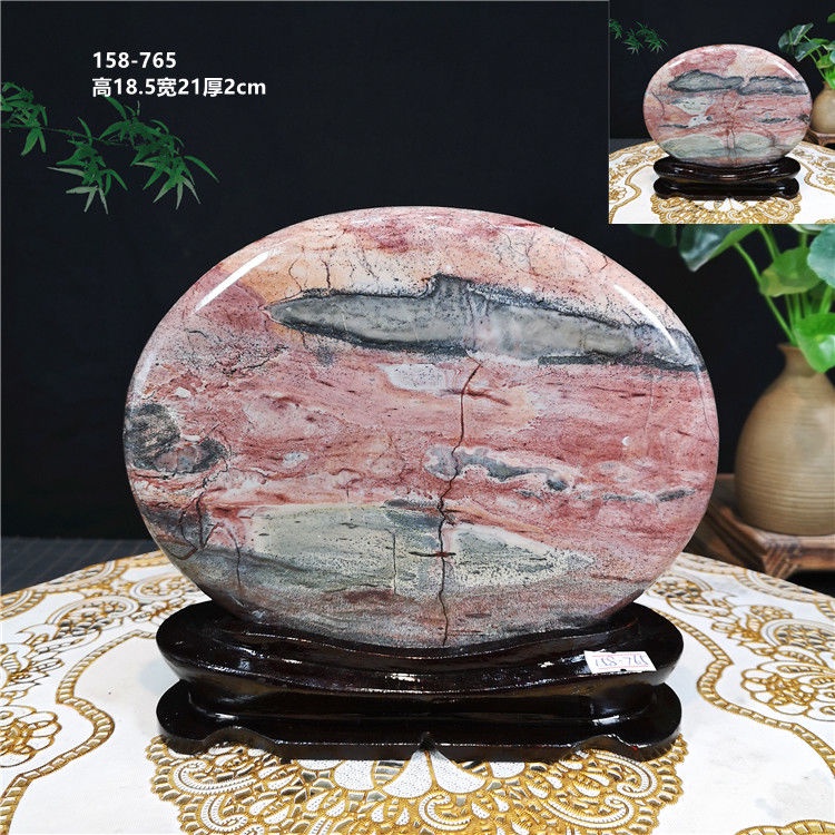 現貨/特價促銷廣西草花石奇石擺件國畫石畫面觀賞鎮宅天然原石開運石