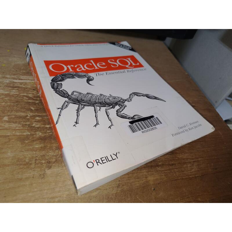 Oracle SQL O'REILLY 1565926978 側面黃斑內頁佳 2000年出版 @8C 二手書 | 蝦皮購物