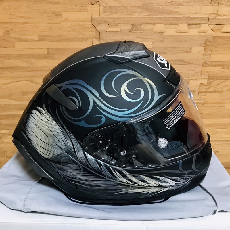 SHOEI X-14 X-FOURTEEN X14 KUJAKU TC5 消光黑羽毛全罩式安全帽black